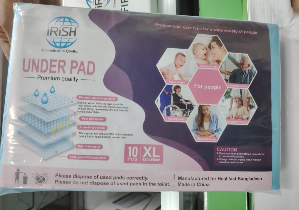 Picture of Irish Underpad best Quality 120×60cm Blue