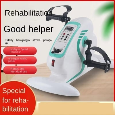 Picture of Electric Rehabilitation Training Stepper Household Pedal Stepper Exercise Machine for Hemiplegia Stroke Elderly Limbs Rehabili Description Report Item / Suspicious Activity Electric Rehabilitation Bicycle White