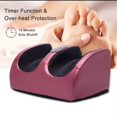 Picture of Electric Foot Massager Heating Therapy Hot Compression Shiatsu Kneading Roller Muscle Relaxation Pain Relief Foot Spa Machine 