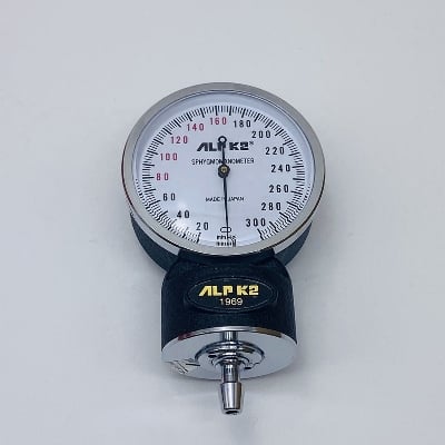 Picture of Manual Type Watch Blood Pressure Monitor ALPK 2 Stethoscope Upper Arm BP Machine Digital Japan Alpk2 Aneroid Sphygmomanometer 
