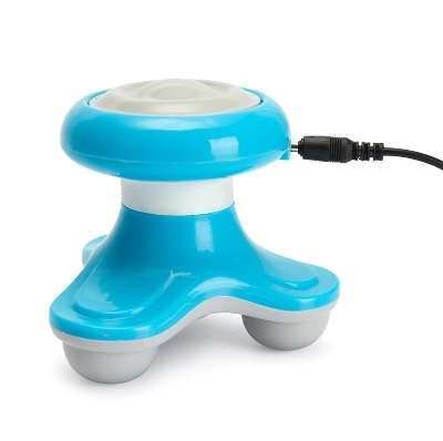 Picture of Mini Neck Massager Function Massage For Neck Back Head Plastic Triangle Shape Electric USB Beauty Anti Cellulite Body Relaxation 
