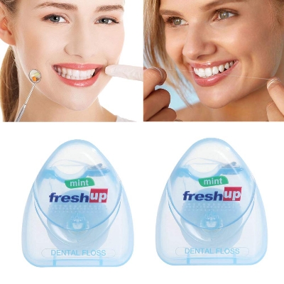 Picture of Fresh Up Oral Care Dental Floss Mint Flavour 50 meter (Factory Sealed) by DD White