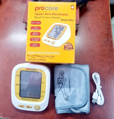 Picture of Procare 650s Digital Blood Pressure Monitor Automatic Upper Arm Blood Pressure Monitor-1 Years Replacement Warranty USB Electric System Upper Arm BP Heart Rate Sphygmomanomete Multicolor