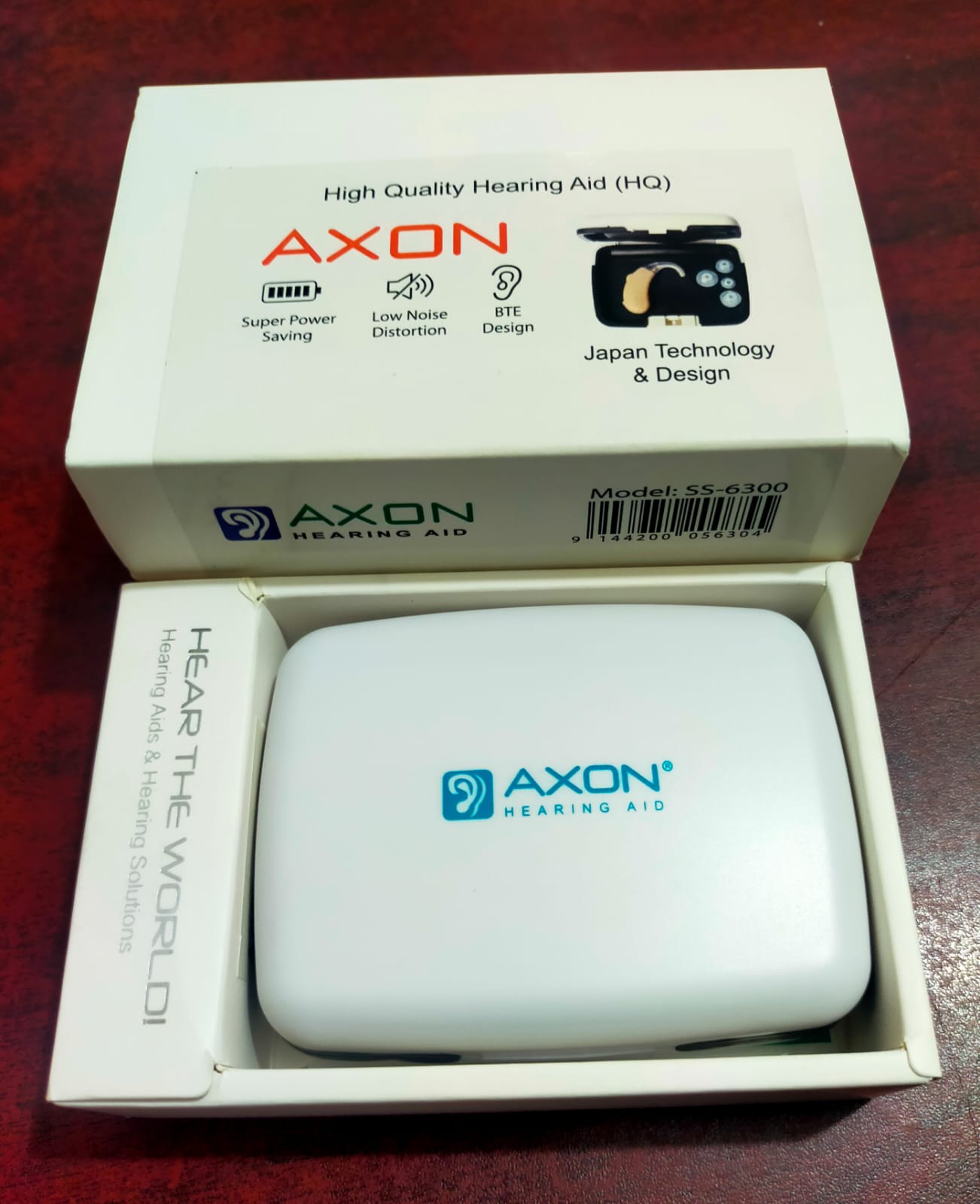 Picture of Axon SS-6300 Hearing Aid best quality with 8 battery Multicolor
