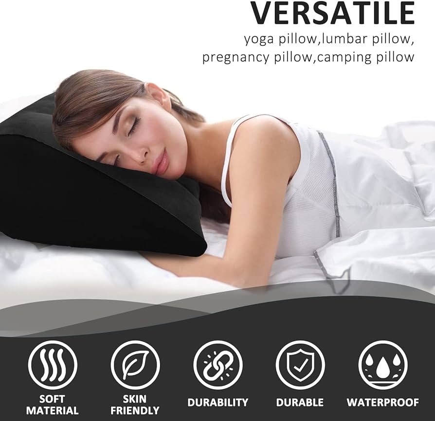 Picture of nflatable Pillow bed wadges Cushion Body Positions Support Nevy blue