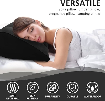 Picture of nflatable Pillow bed wadges Cushion Body Positions Support Nevy blue