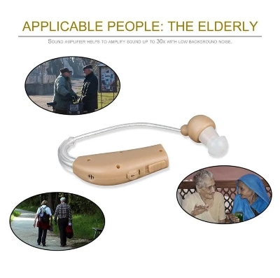Picture of Rechargeable Hearing Aid for Seniors, Ear Care Tools, Adjustable Sound Amplifier, Hearing Loss 