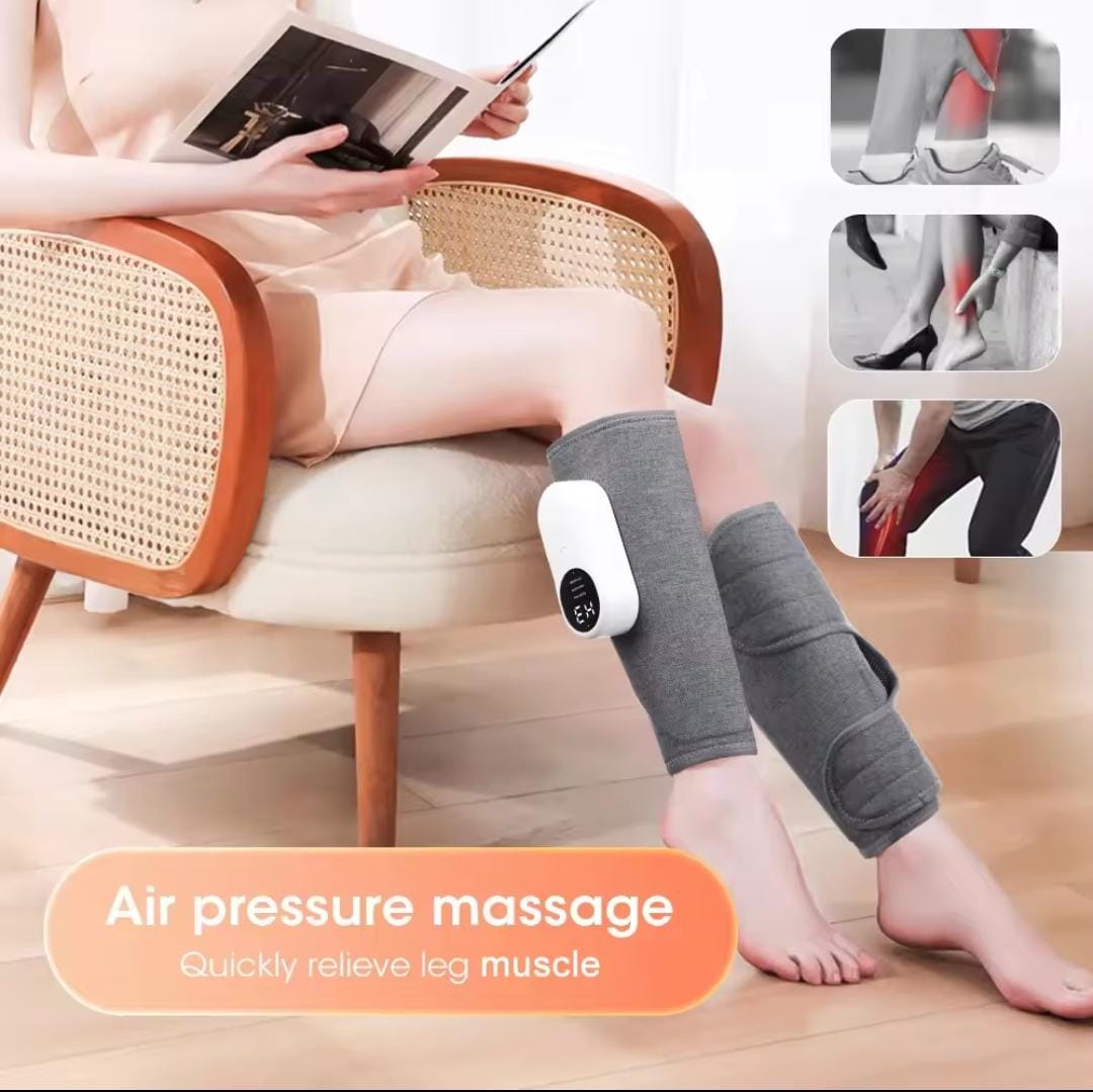 Picture of Leg Massager, Calf Air Compression Massager with Heat, Cordless Leg Massager for Circulation and Pain Relief. 1pis Multicolor