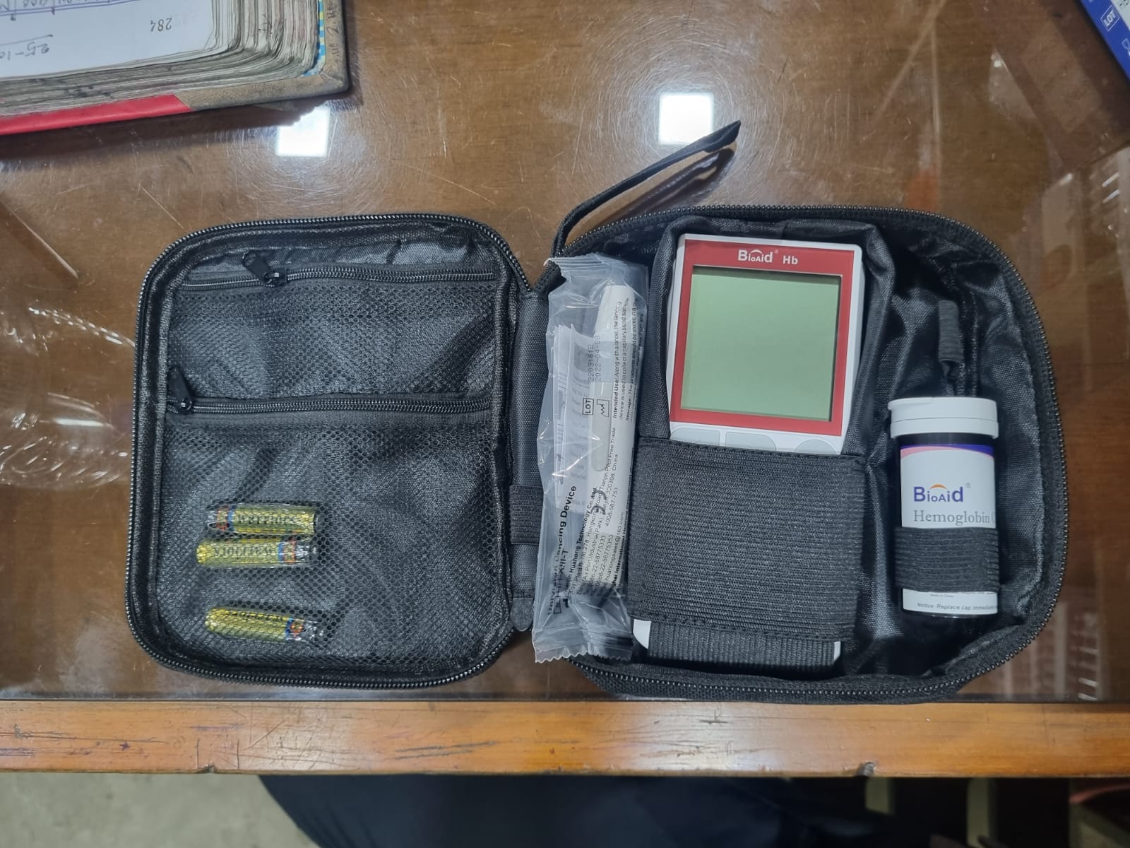 Picture of Bioaid Hemoglobin Meter kit with 50pcs Strips Multicolor