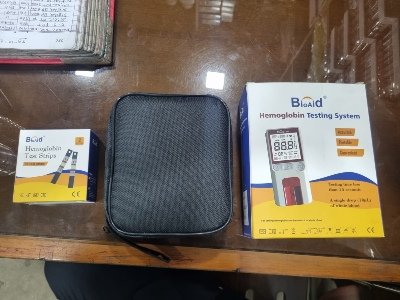 Picture of Bioaid Hemoglobin Meter kit with 50pcs Strips Multicolor