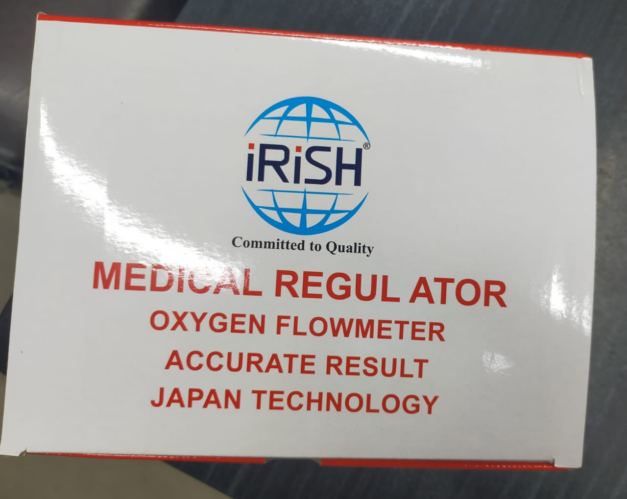 Picture of medical regulator oxygen flowmeter 