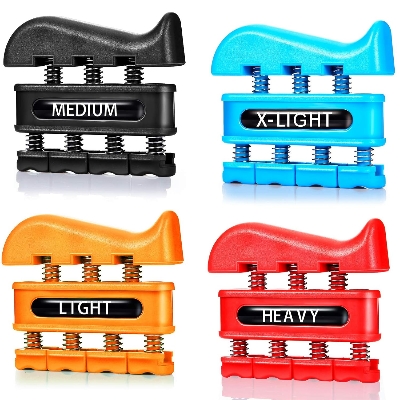Picture of Finger Strengthener - Finger Exerciser for Forearm and Hand Strengthener - Hand Grip Workout Equipment for Musician, Rock Climbing and Therapy Multicolor
