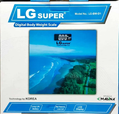 Picture of LG Super Digital Body Weight Machine 180 Kg Watermelon red