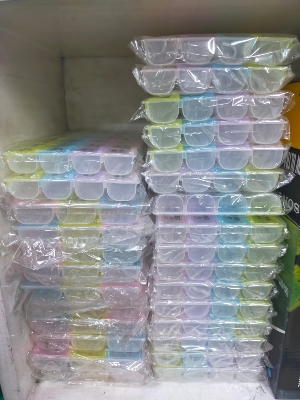Picture of Homesoul Medicine Organizer Reminder Storage Box for 28 Days or 4 Weeks Multicolor