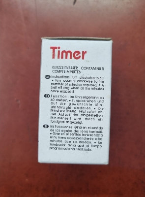 Picture of Kitchen Timer 60 Min Countdown Timer Alarm Mechanical Timer Baking Kitchen Cooking Tool Food Preparation White