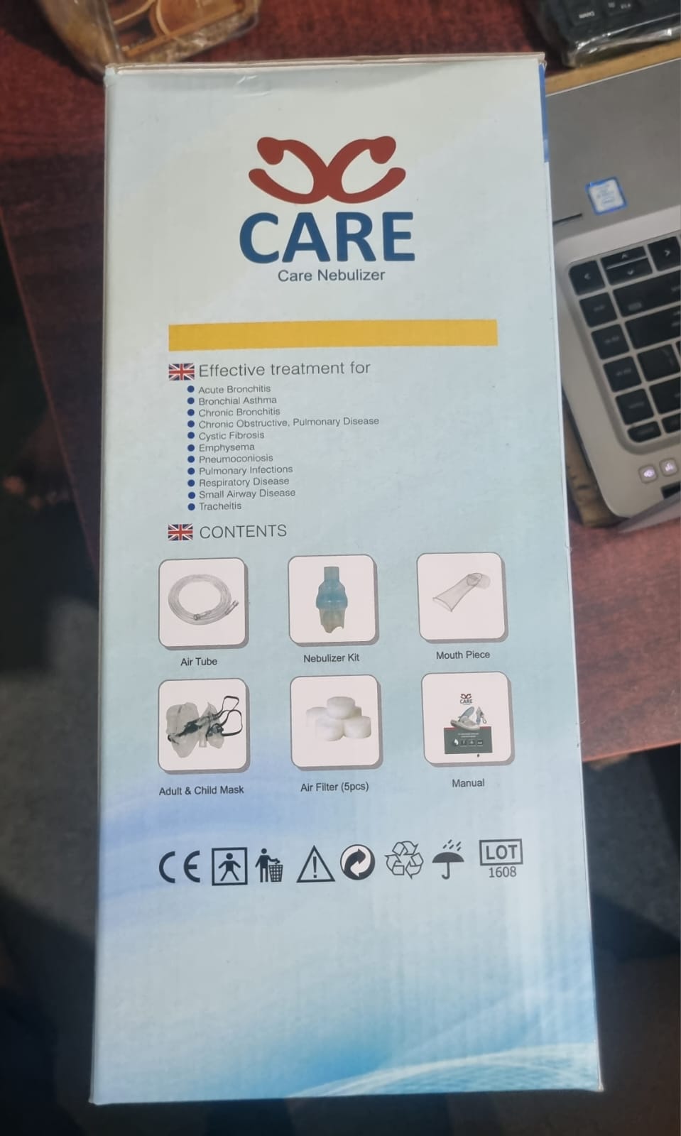 Picture of Care Portable compressor nebulizer Child & Adults Nebulizetion 