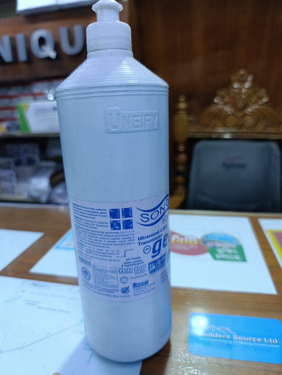 Picture of sono Ultrasound Gel 1000 ml ultrasound gel White