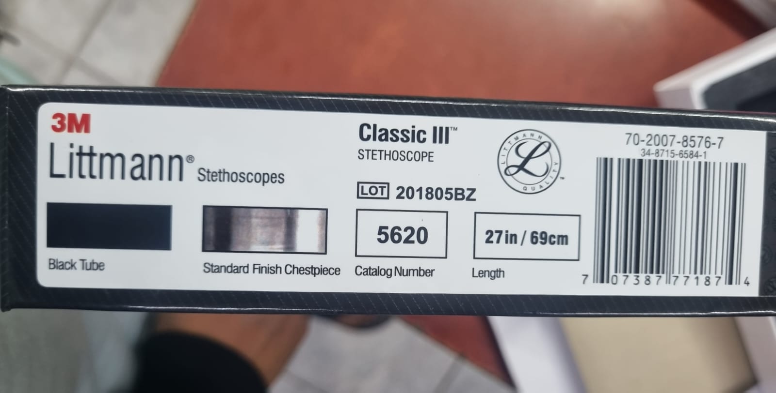 Picture of Littmann Classic III Medical Professional Stethoscope Standard Edition (Black Color)