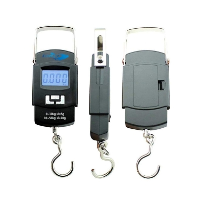 Picture of Heavy Duty Portable Hook Weighing Machine Digital Type Manual Weight M/c 10 Kg-50Kg Temp Scale for Home, Kitchen, Traveling Black
