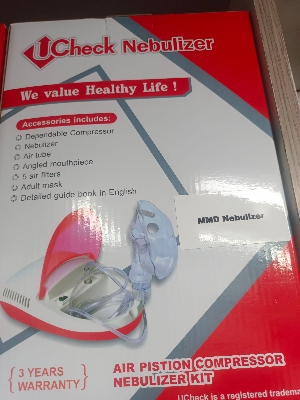 Picture of U Check Compressor Nebulizer Red