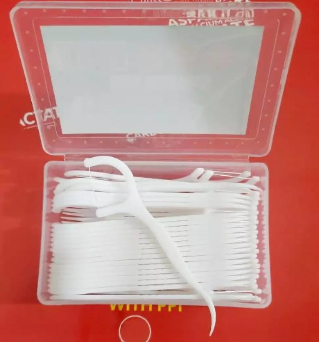 Picture of Procare Macromolecule Dental Floss Pick Toothpick Inner dental Cleaner Tooth Picks-50 pcs 