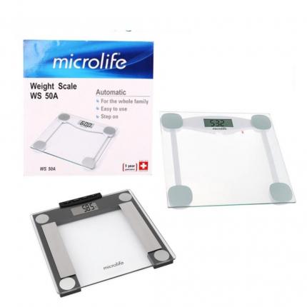 Picture of Microlife Digital Body Weight Bathroom Scale with Step-On Technology, High Precision Measurements 