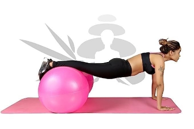 Picture of Peanut Ball Size 45x90 cm Shaped Swiss Stability Yoga Exercise Balance Ball for Kids Labor Birthing Physio Therapy Fitness Gym Workout Exercise Ball Multicolor
