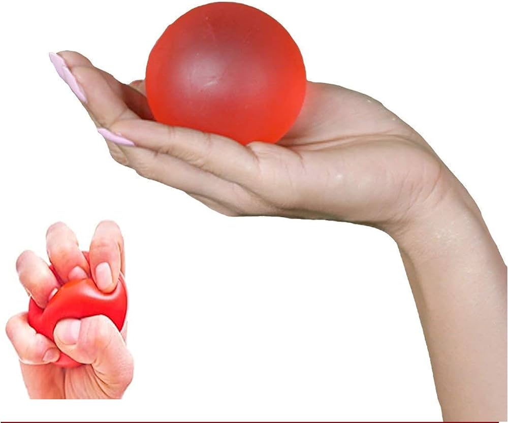 Picture of UM GEL BALL for Wrist Muscles Strengthening and Stress Relief Gel Ball for hand exercise Red