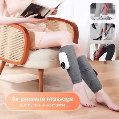 Picture of Leg Massager for Circulation and Pain Relief, Calf Air Compression Massager with Heat. 1pis Champagne Pink