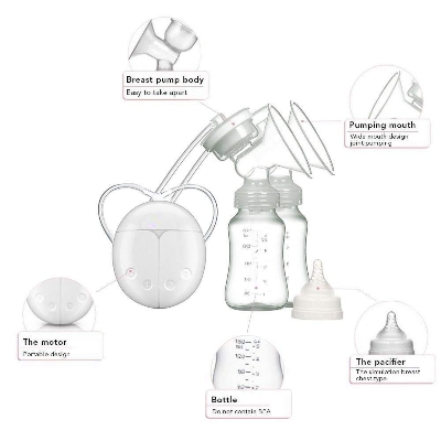 Picture of Automatic Electric BPA-Free Double Brea st Pump with Dual Mode (White)