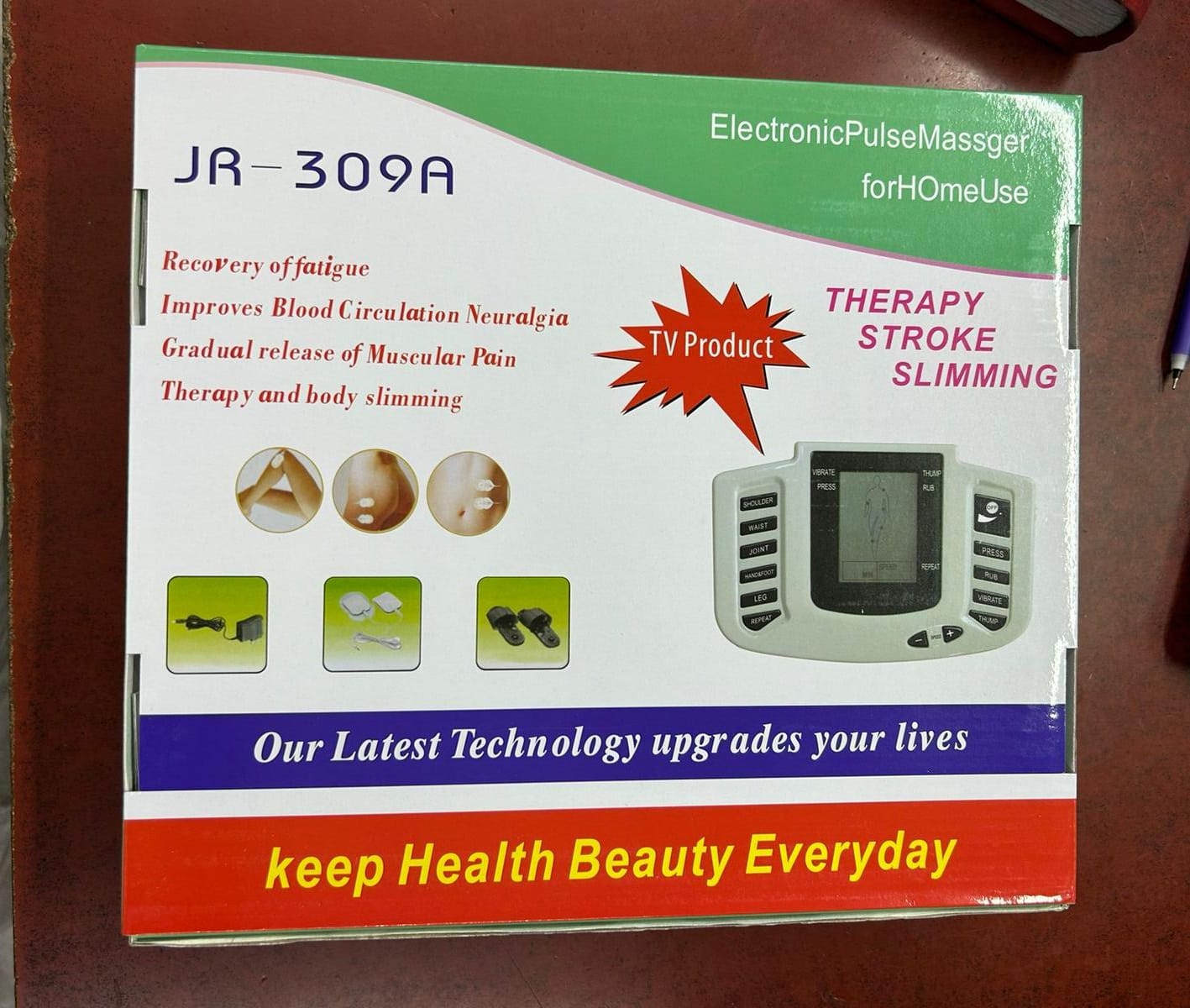 Picture of Electronic Pulse Massger Digital Therapy Machine Body Massage 