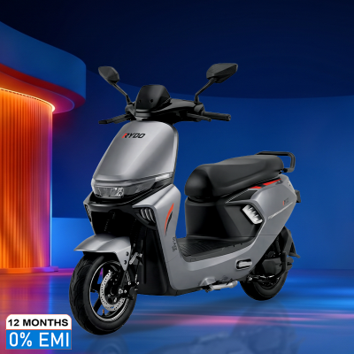 Picture of RYDO Blaze Pro-Silver Electric Scooter(Extended Mileage)