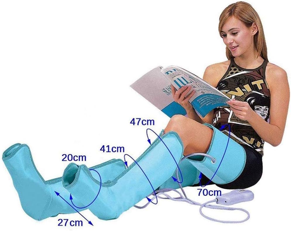 Picture of Pressotherapy Leg Massager and Feet Massagers Air Compression Massage Techniques for Feet Calves Thighs for Home and Office Leunlee 