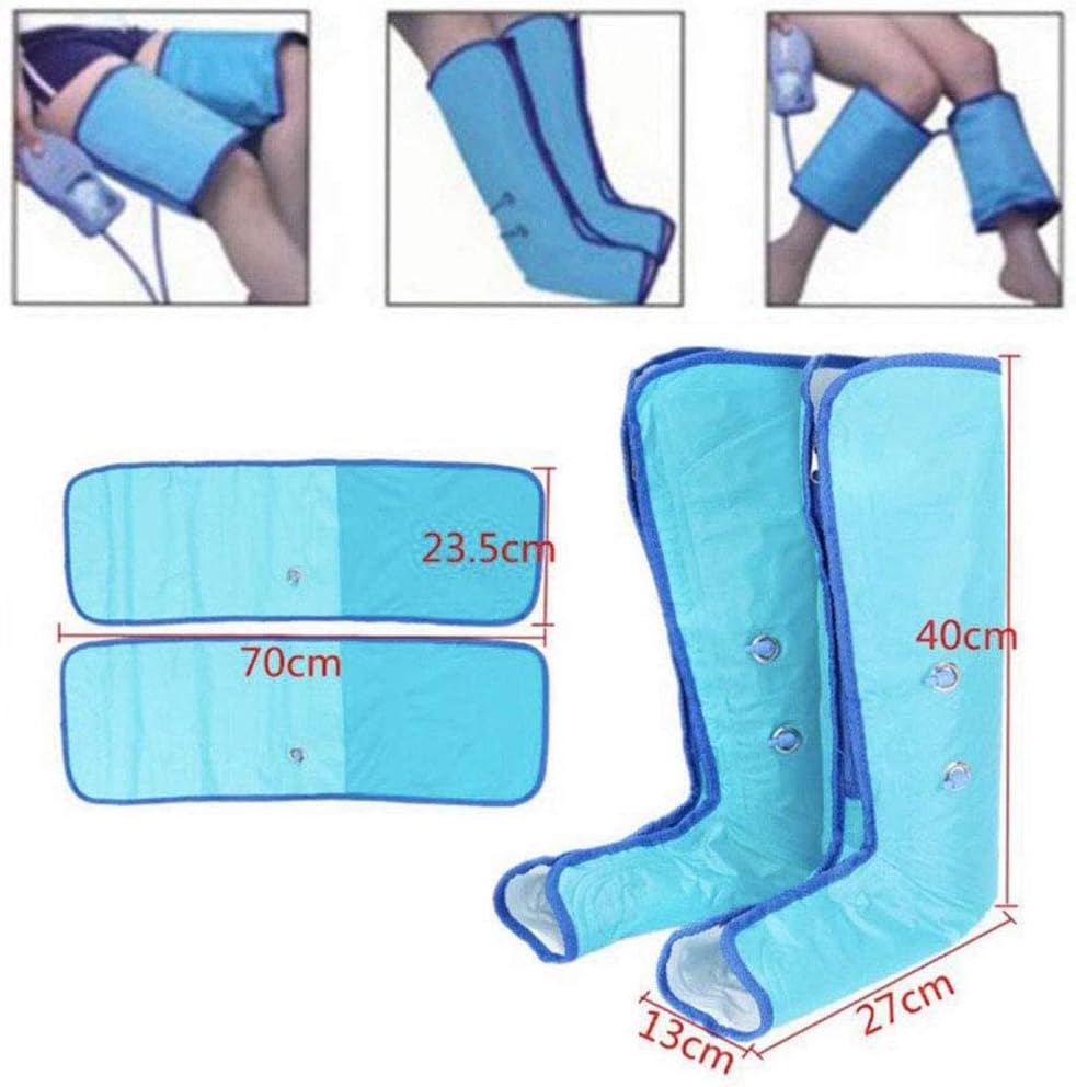 Picture of Pressotherapy Leg Massager and Feet Massagers Air Compression Massage Techniques for Feet Calves Thighs for Home and Office Leunlee 