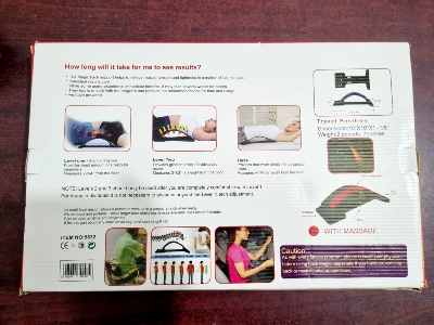 Picture of Back Massage Magic Stretcher Back Support Lumbar Spine Massager Relaxation Spine Pain Fitness Tools Multicolor