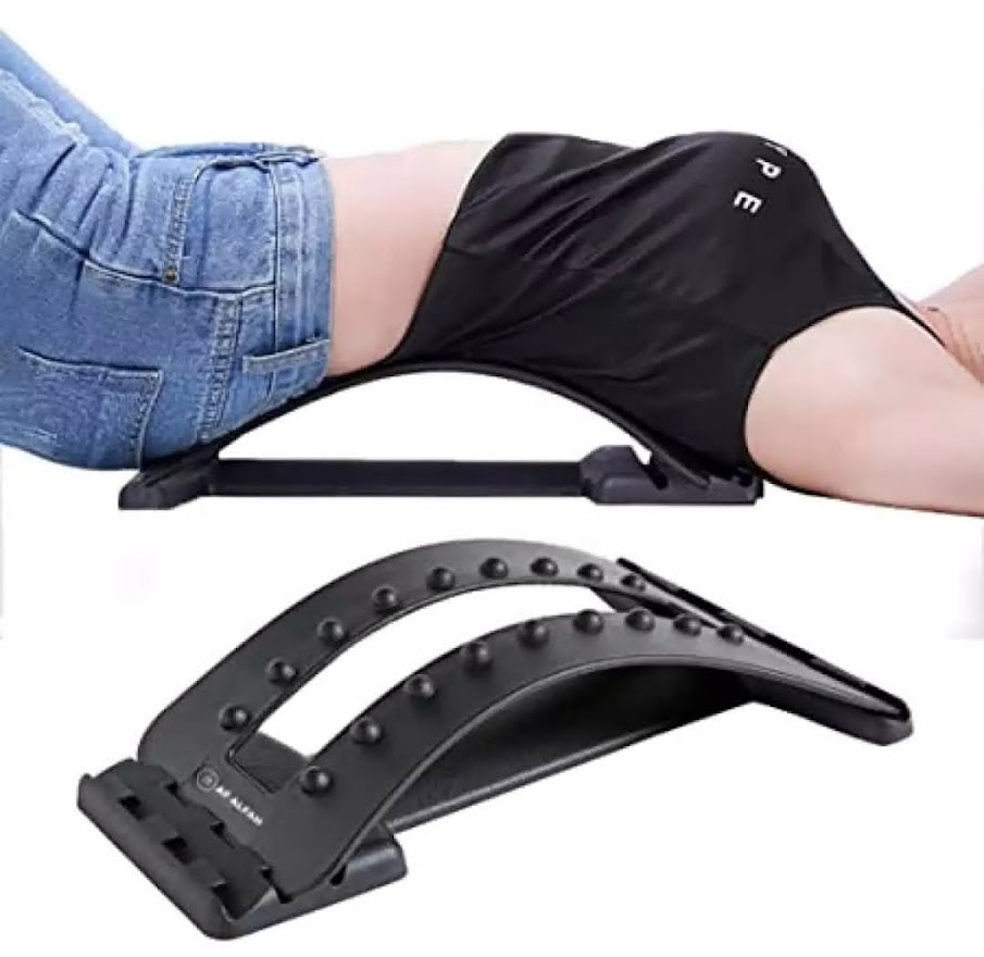 Picture of Back Massage Magic Stretcher Back Support Lumbar Spine Massager Relaxation Spine Pain Fitness Tools Multicolor