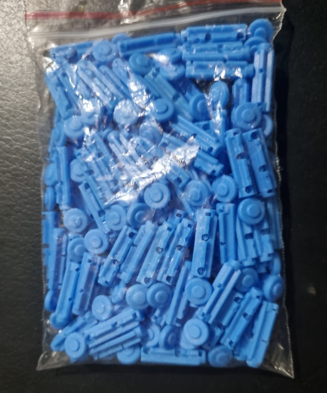 Picture of Blood Lancet - Lancets Needles Diabetes Blood Finger Lancet (100pcs) 30 G Blue