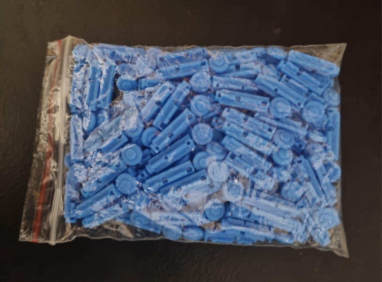 Picture of Blood Lancet - Lancets Needles Diabetes Blood Finger Lancet (100pcs) 30 G Blue