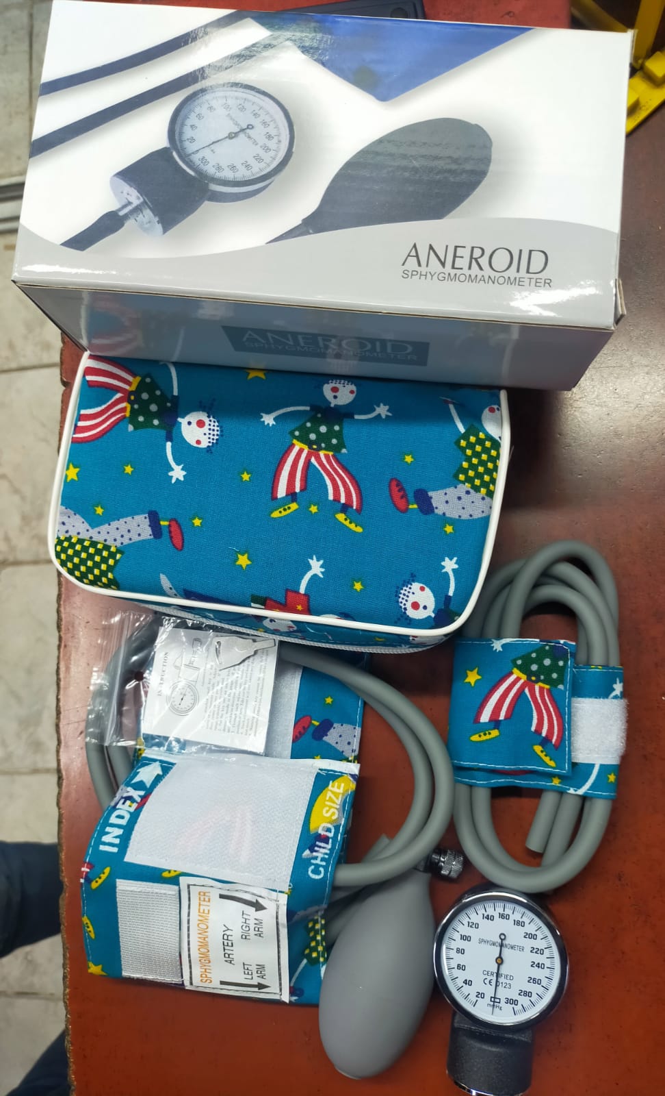 Picture of High Quality Cartoon Child Sphygmomanometer Manual Blood Pressure Monitor Multicolor