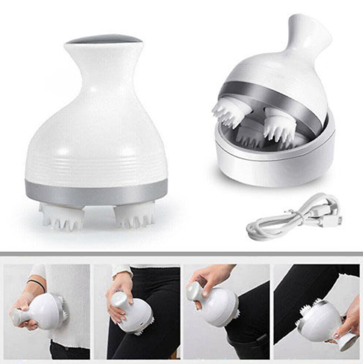 Picture of Electric Head Massager Multifunctional Health Care For Scalp Body Shoulder Neck Pet Cat Dog Massage Relieve Stress Rechargeable 