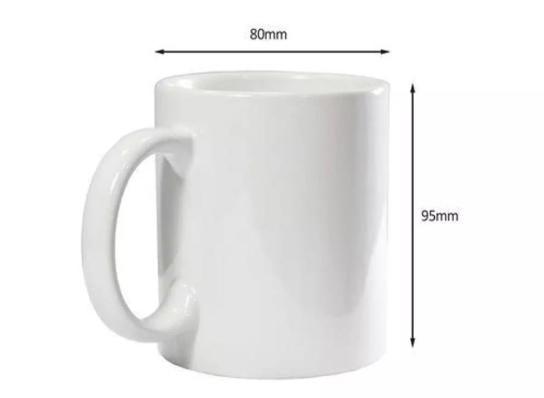 Picture of Customize Chaina Ceramic Mug Print With PHOTO.design, logo, or message printed on a high-quality ceramic mug White
