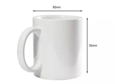 Picture of Customize Chaina Ceramic Mug Print With PHOTO.design, logo, or message printed on a high-quality ceramic mug White