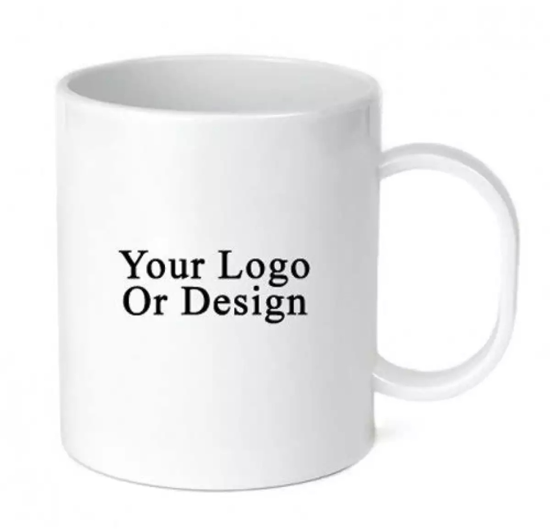 Picture of Customize Chaina Ceramic Mug Print With PHOTO.design, logo, or message printed on a high-quality ceramic mug White