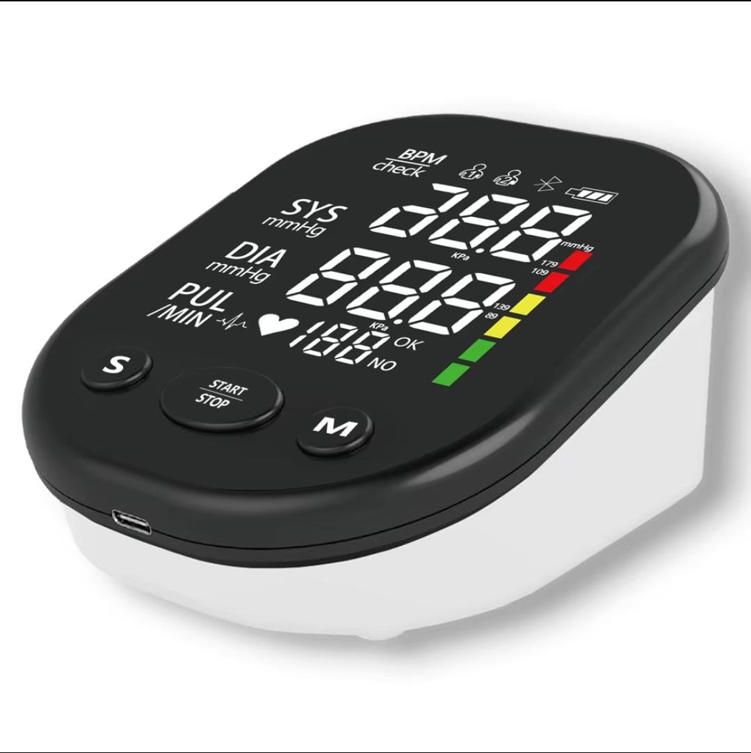 Picture of LED Arm Blood Pressure Monitor Digital Smart BP Machine Home Medical Sphygmomanometer Multicolor