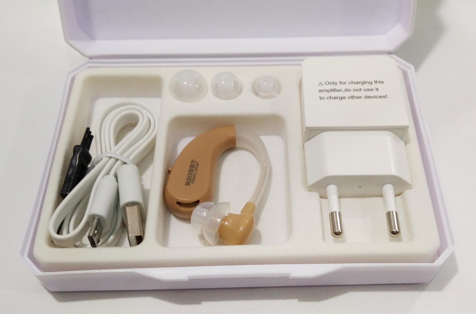 Picture of Rionet Rechargeable Hearing Aid White