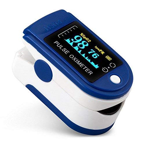 Picture of Automatic Digital Blood Pressure Monitor and Non Contact Infrared Thermometer (Product Warranty) With Free Premium OLED is Play Fingertip Pulse Oximeter Red