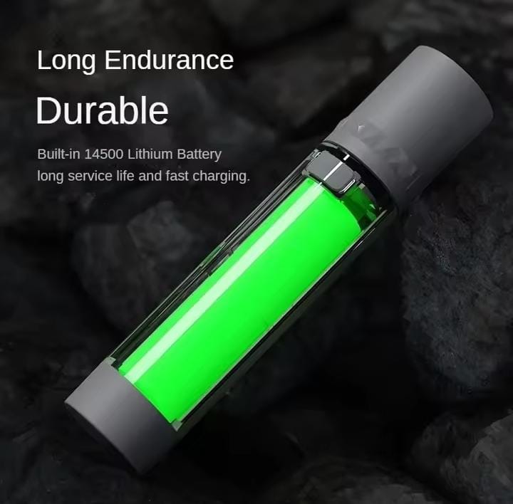 Picture of LED Strong Light Flashlight Rechargeable Household Portable Outdoor Nighttime Emergency Light Variable Focus Waterproof Multicolor