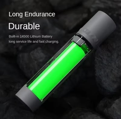 Picture of LED Strong Light Flashlight Rechargeable Household Portable Outdoor Nighttime Emergency Light Variable Focus Waterproof Multicolor