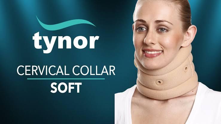 Picture of Cervical Collar Soft with Support - Tynor Brown