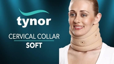 Picture of Cervical Collar Soft with Support - Tynor Brown